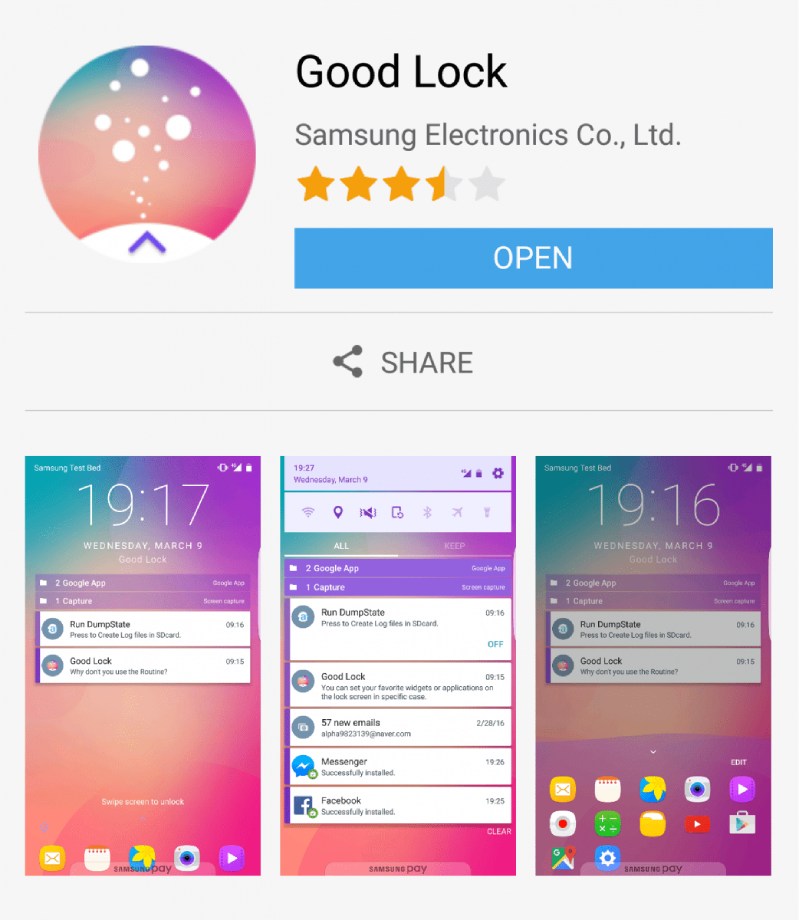 ứng dụng Samsung Good Lock