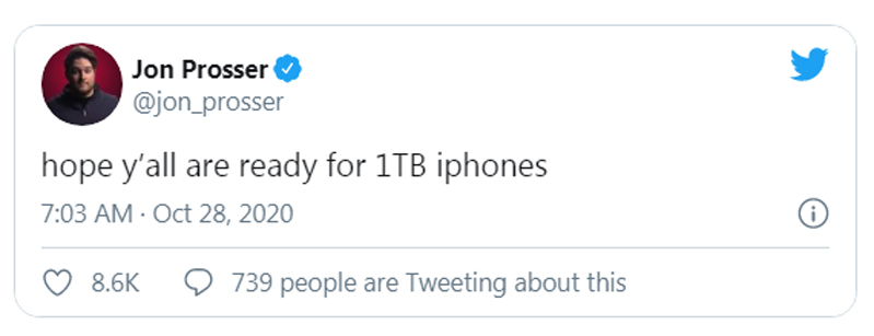 Hé lộ của ông đồng Jon Prosser về iphone 13 