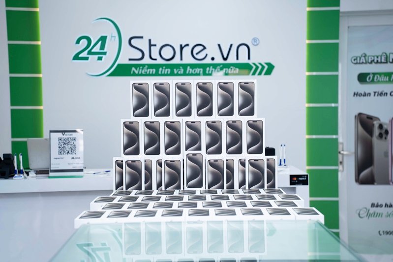 mua điện thoại iPhone 15 Pro Max 512GB chính hãng VN/A tại 24hStore